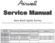 Load image into Gallery viewer, AIRWELL AWAU-YCZ218-H11 SERVICE MANUAL BOOK IN ENGLISH NEW MULTI SPLITS SERIES AIR CONDITIONERS
