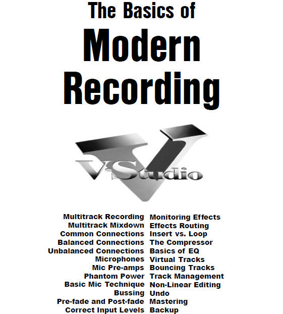 BASICS OF MODERN RECORDING 39 PAGES IN ENGLISH