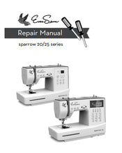 Load image into Gallery viewer, EVERSEWN SPARROW 20 AND 25 SERIES REPAIR MANUAL BOOK IN ENGLISH SEWING MACHINE
