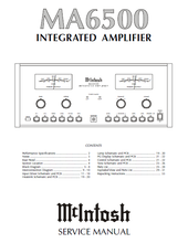Load image into Gallery viewer, McINTOSH MA6500 SERVICE MANUAL BOOK IN ENGLISH INTEGRATED AMPLIFIER
