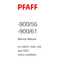Load image into Gallery viewer, PFAFF 900-56 900-61 FOR 440-R 1440 420 1420 SERIES SERVICE MANUAL (06-95) BOOK IN ENGLISH SEWING MACHINE
