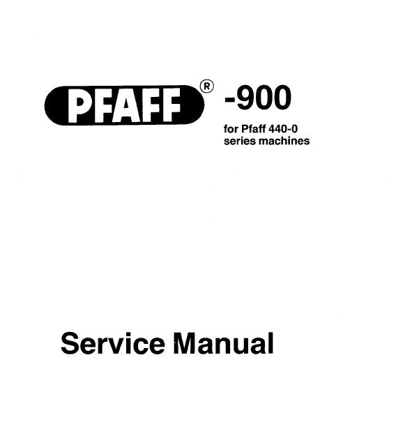 PFAFF 900 FOR 440-0 SERVICE MANUAL (01-80) BOOK IN ENGLISH SEWING MACHINE