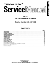 Load image into Gallery viewer, RADIOSHACK REALISTIC PRO-43 SERVICE MANUAL BOOK IN ENGLISH PROGRAMMABLE SCANNER
