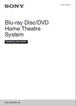 Load image into Gallery viewer, SONY BDV-E280 BDV-T28 OPERATING INSTRUCTIONS BLU-RAY DISC DVD HOME THEATRE SYSTEM
