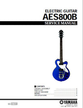 Load image into Gallery viewer, YAMAHA AES800B SERVICE MANUAL BOOK IN ENGLISH ELECTRIC GUITAR
