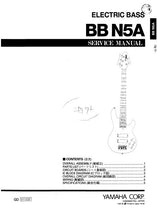 Load image into Gallery viewer, YAMAHA BBN5A SERVICE MANUAL BOOK IN ENGLISH ELECTRIC BASS GUITAR
