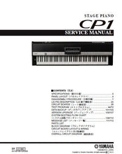 Load image into Gallery viewer, YAMAHA CP1 SERVICE MANUAL BOOK IN ENGLISH STAGE PIANO
