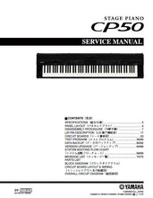 Load image into Gallery viewer, YAMAHA CP50 SERVICE MANUAL BOOK IN ENGLISH STAGE PIANO
