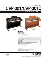 Load image into Gallery viewer, YAMAHA CVP-301 CVP-301C SERVICE MANUAL BOOK IN ENGLISH CLAVINOVA

