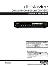 Load image into Gallery viewer, YAMAHA DKC-850 SERVICE MANUAL BOOK IN ENGLISH DISKLAVIER CONTROL UNIT
