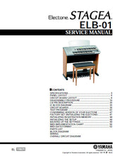 Load image into Gallery viewer, YAMAHA ELB-01 SERVICE MANUAL BOOK IN ENGLISH ELECTONE STAGEA KEYBOARD
