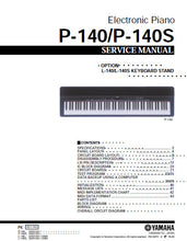 Load image into Gallery viewer, YAMAHA P-140 P-140S SERVICE MANUAL BOOK IN ENGLISH ELECTRONIC PIANO
